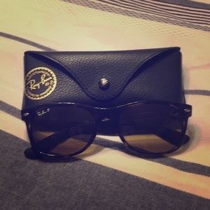 Ray-Ban polarized sunglasses and case